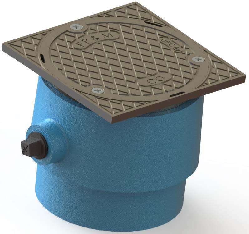Frank Pattern™ Adjustable Cover No Hub Floor Cleanouts