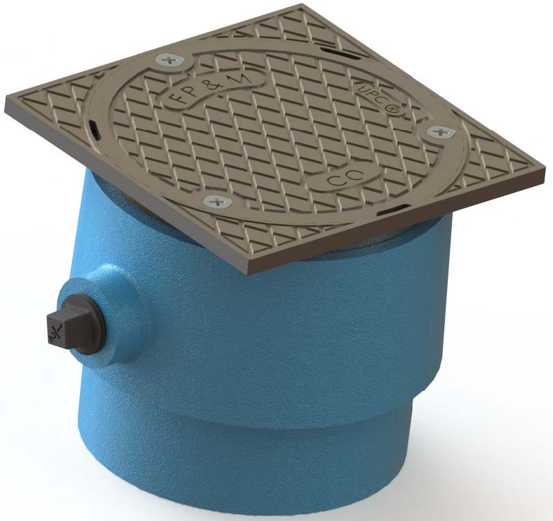 Frank Pattern™ Adjustable Cover No Hub Floor Cleanouts - LSP Products