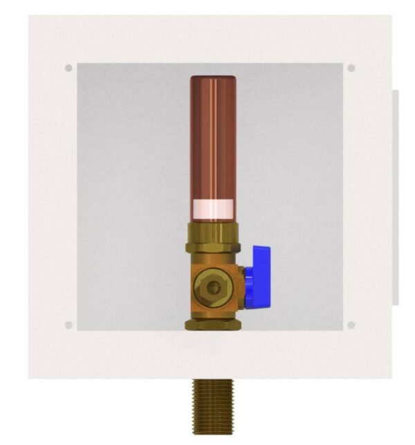 Metal Ice Maker Box With Water Hammer Arrester LSP Products