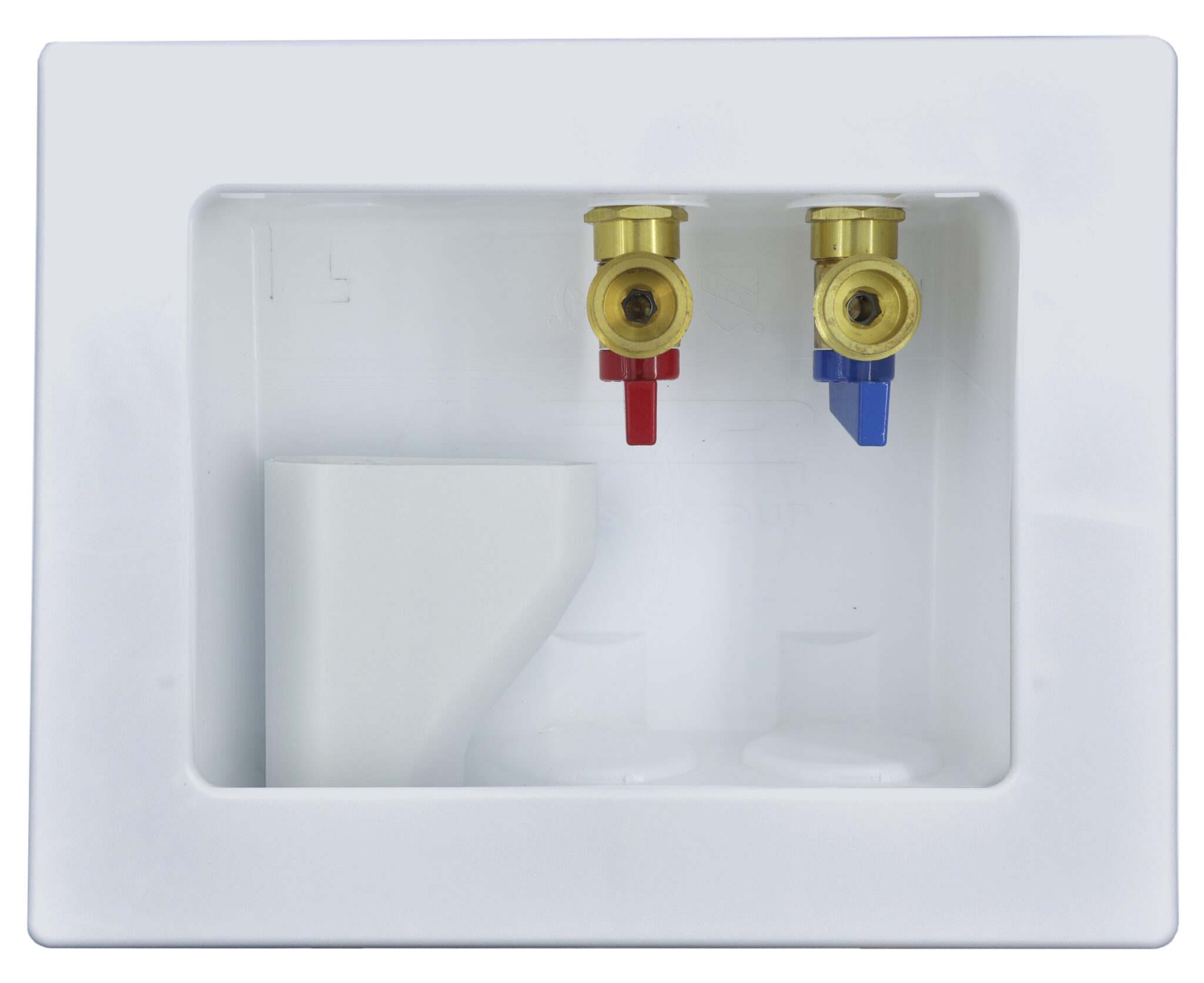 The Power Box FireStop Dual Drain Washing Machine Outlet Box LSP Products
